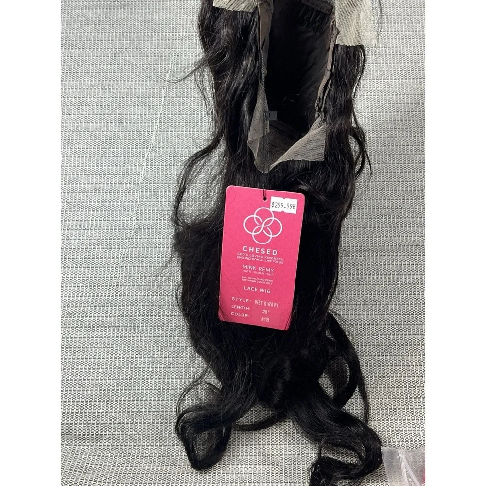 Chesed Mink Remy 100% Human Hair Pre-lucked‎ HD Lace Wet&wavy 28